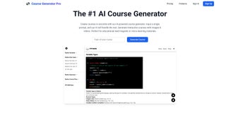 Imagen 0 para Course Generator Pro