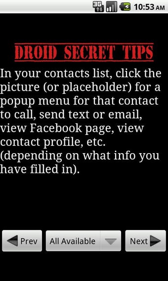 Imagen 1 para Droid Secret Tips