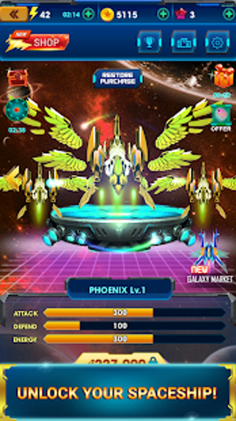 Imagen 1 para Galaxy Space Shooter - Sp…