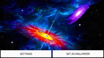 Imagen 2 para Galaxy 3D Live Wallpaper