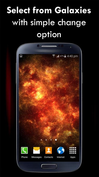 Imagen 1 para Galaxy 3D Live Wallpaper