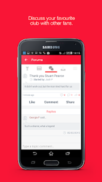 Image 2 for Fan App for Nottingham Fo…
