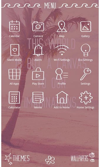 Imagen 1 para Cute Theme Palm Tree in H…