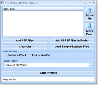 Image 0 for Print Multiple RTF Files …