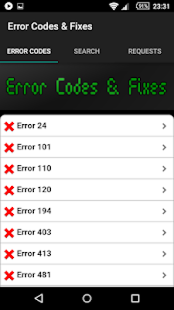 Imagen 1 para Error Codes & Fixes