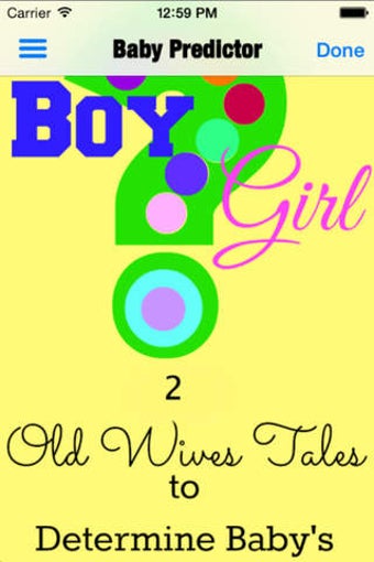 Image 0 for BabyPredictor