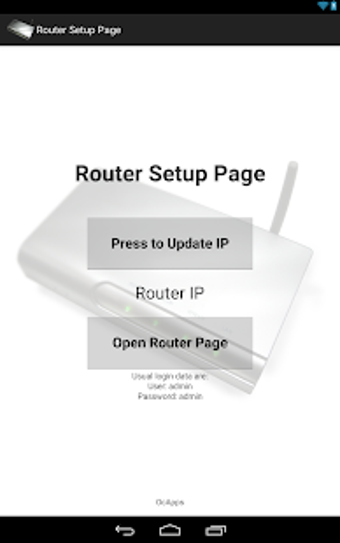 Image 0 for Router Setup Page