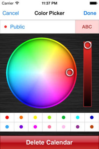 Image 0 for Calendar Color Picker