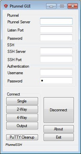 Image 0 for Ptunnel GUI