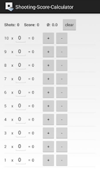 Image 0 for Shooting-Score-Calculator