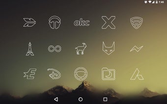Image 1 for Lines Free - Icon Pack