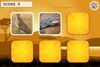 Image 0 for Animal Memory Matching Ga…