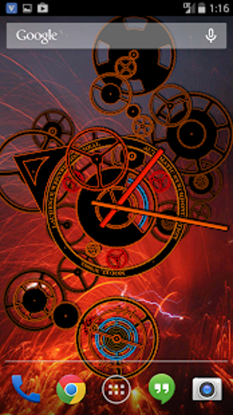 Imagen 3 para Hypno Clock Live Wallpape…