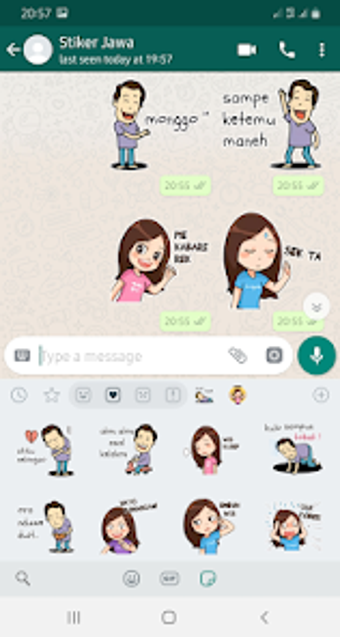 Image 0 for Stiker WA Lucu Bahasa Jaw…