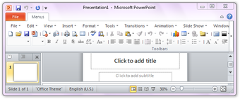 Image 0 for Classic Menu for PowerPoi…