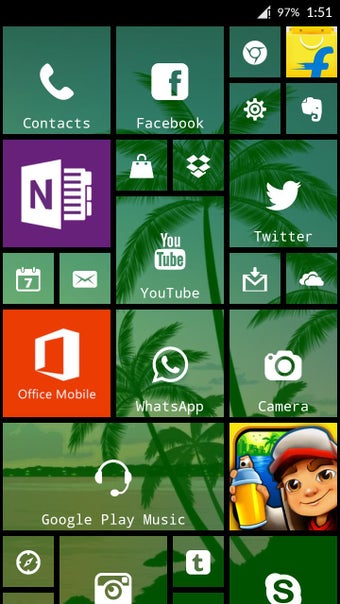 Imagen 1 para 8.1 Metro Look Launcher 2…
