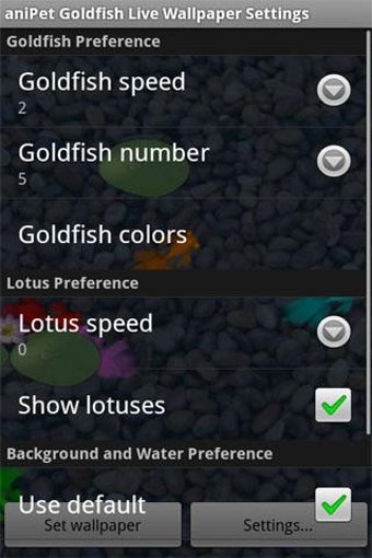 Image 0 for AniPet Goldfish Live Wall…