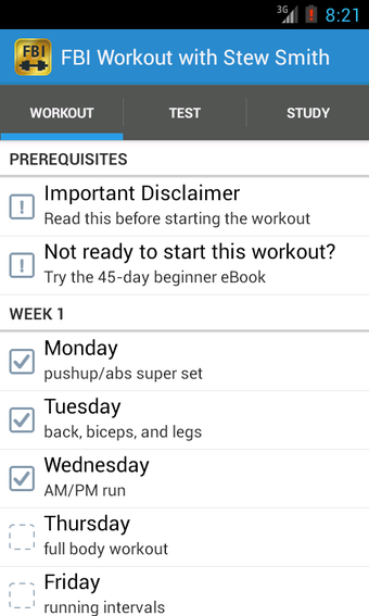 Imagen 0 para FBI Workout with Stew Smi…