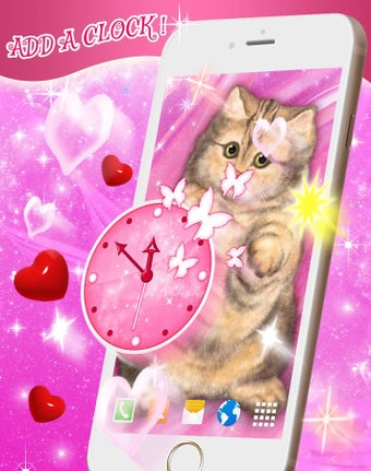 Imagen 2 para Cute Cat Live Wallpaper