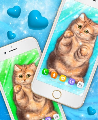 Imagen 3 para Cute Cat Live Wallpaper