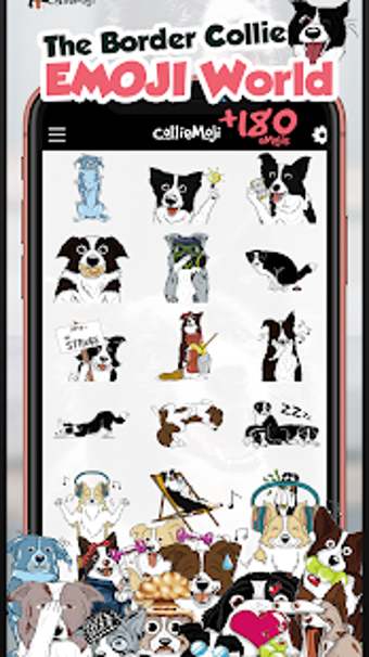 Image 0 for CollieMoji - Border Colli…