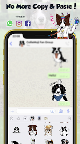 Image 1 for CollieMoji - Border Colli…