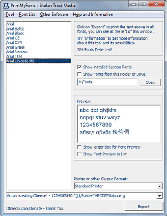 Image 0 for Print My Fonts