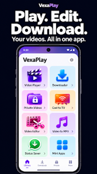 Image 0 for VexaPlay: Play Edit Downl…