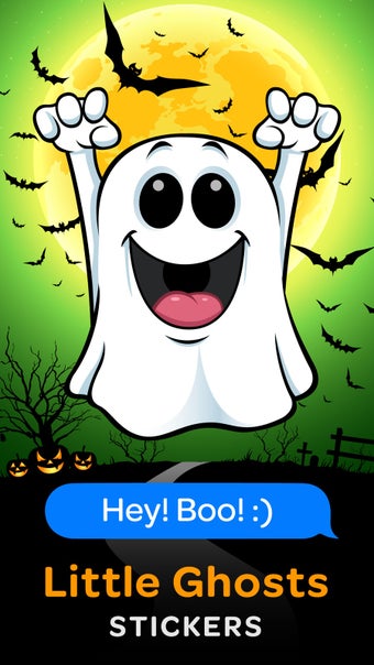 Imagen 2 para Little Ghosts   funny Sti…