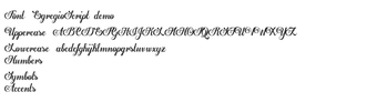 Image 0 for Egregio Script