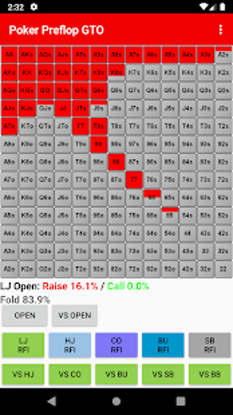 Image 0 for Poker Preflop GTO - NLHE …