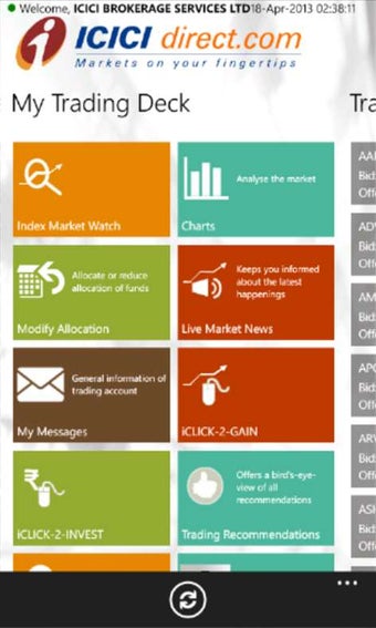 Imagen 1 para ICICI Direct for Windows …