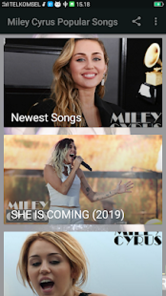 Image 1 for Miley Cyrus Popular Songs…