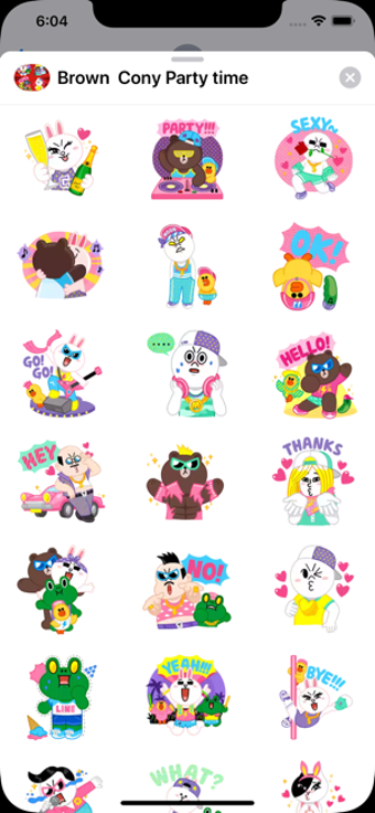Image 0 for Brown  Cony Party time St…