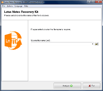 Imagen 0 para Lotus Notes Recovery Kit