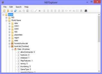 Image 0 for NBTExplorer
