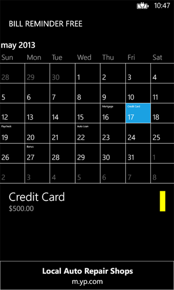 Imagen 0 para Bill Reminder Free for Wi…