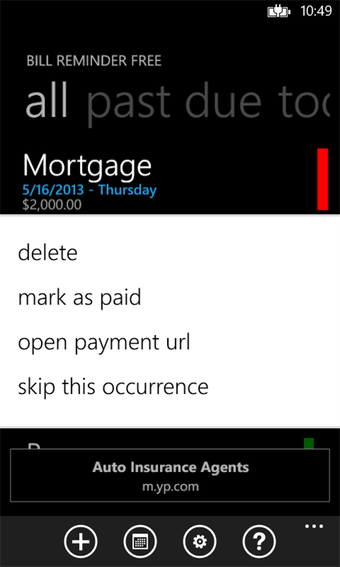 Imagen 1 para Bill Reminder Free for Wi…