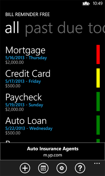 Imagen 2 para Bill Reminder Free for Wi…