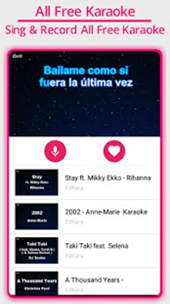 Image 0 for All Free Karaoke - Sing &…