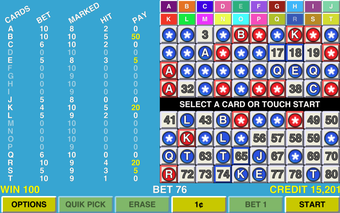 Image 1 for Keno 20 MultiCard Vegas C…