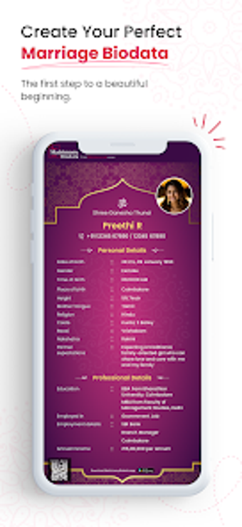 Image 0 for Matrimony Biodata for Mar…