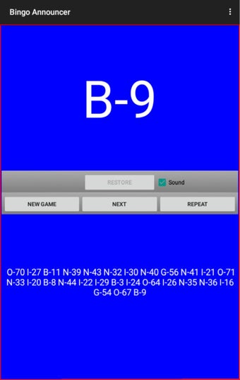 Image 0 for Bingo Announcer