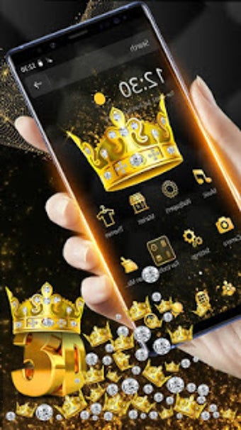 Image 1 for Luxury Golden Crown 3D