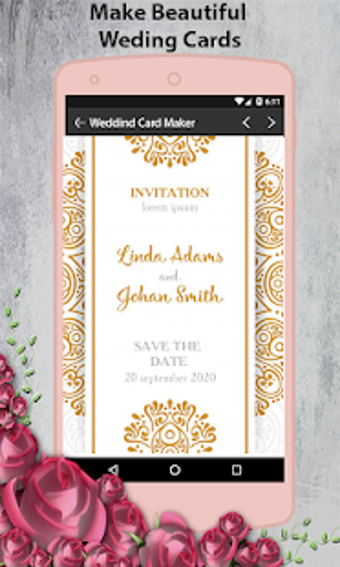 Image 1 for Stylish Wedding Invitatio…