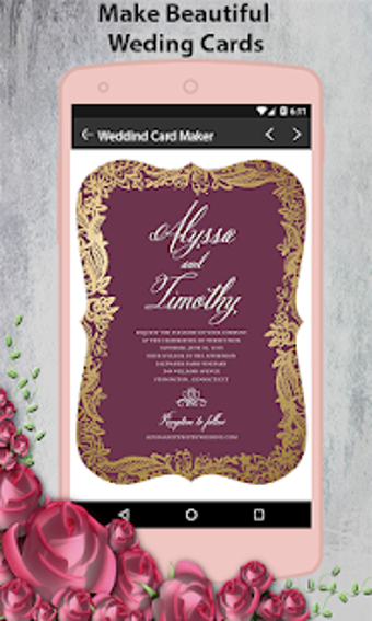 Image 2 for Stylish Wedding Invitatio…