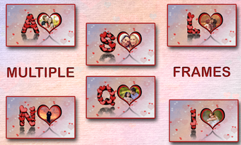 Image 1 for Love Heart Photo Frames