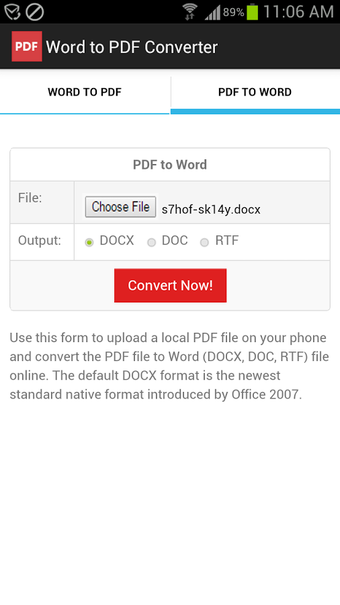 Image 0 for Word to PDF Converter