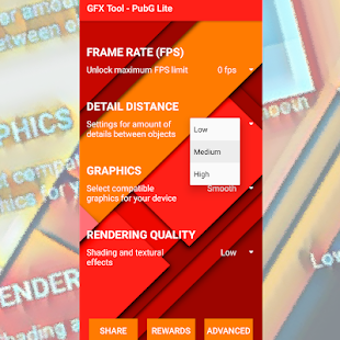Imagen 2 para GFX Tool for PUBG LITE GA…