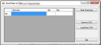 Image 0 for StockTake to CSV